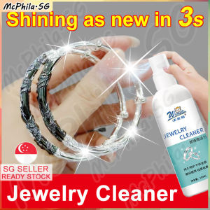 ⚡SG stock⚡ Silver cleaner gold cleaner solution / Jewellery cleaner spray for rings earrings watch diamond bracelet 100ml