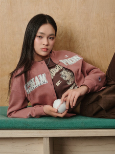 Champion | Áo Cardigan Cổ Tròn Dành Cho Thời Gian Rảnh Rỗi