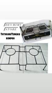 Behel kompor 2 tungku
