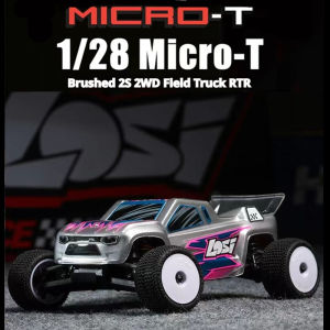 LOSI 1/28 Micro-T 2S Off-Road Field Truck Mini RC Remote Control Model Vehicle Off-Road Vehicle Electric Rear Drive Brushed RTR