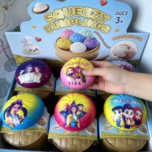 Bandai | 2026PU Squishy Dumpling decompression toy dumpling shaped inspired by cartoons movies stress squeeze toy office accessories