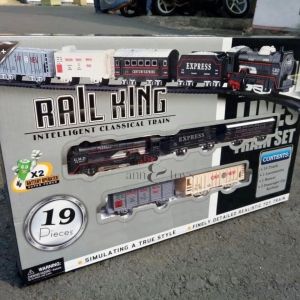 Mainan edukusi anak rail king kereta api / trait set 19 pcs 13 pcs.