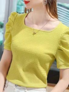 Women's Chiffon Shirts & Bubble Sleeve T-Shirts: A Summer 2024 Sensation