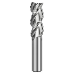 YUERUI | Aluminum Roughing Milling Cutter 3-Flute Wave Edge Straight Shank 3F8