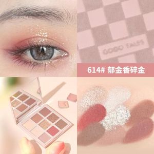 GoGo Tales Christmas Chocolate Matte Eyeshadow Palette Beginner Student Friendly Earth Tone Glitter Free Easy to Apply Long Lasting