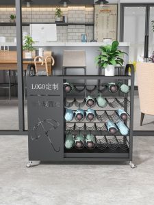 Large Capacity Umbrella Stand Company Entrance Storage Tool Classroom Hotel Lobby Commercial Drainage Umbrella Rack Storage Rack