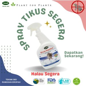 Jecall-Bio Natural Mouse Repellent Spray 1000ml/Stop Damage/Immediate Rat Repel/Safe to Human/Protect High Value Asset