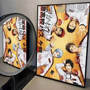 Anime K-Kuroko No Basket Basketball Poster HD Home Decor Sticky Wall Waterproof Home Living Room Bar Aesthetic Decor