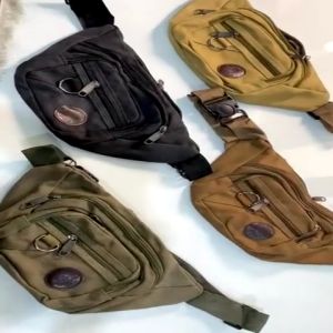 Tas Selempang Dada Kanvas Bahan Premium / Tas Kanvas Dada / Tas Pinggang Kanvas