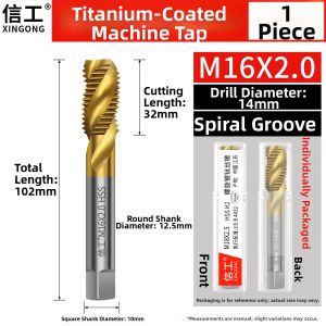 XINGONG | Thread Cutting Tool Set for Steel and Aluminum Fine Threads
