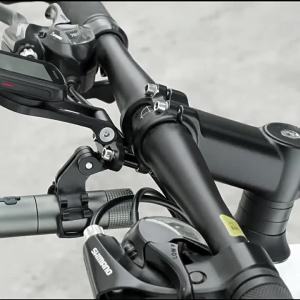 Bicycle Stem Computer Stand For Garmin Bryton and Cateye Comes with a Downward-Hanging Connector for Easy DIY Expansion