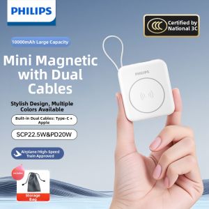 Philips | Air Travel Certified Magnetic Wireless Power Bank 10000mAh