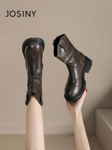 Josiny | Thick Sole Stylish Slimming Chelsea Boots