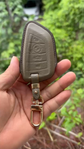Bao Da Chìa Khoá Xe Ô Tô BMW-A4 BMW X1 X3 X4 X5 X6 730 740 750 Smartkey 4 Nút Bấm Ốp Chìa Khoá Ép Form Da Thật