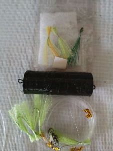 DIY RATTLER WITH 1 Set of SABIKI lures and baits with Snap n Swivel ready to use FOR Fishing Rod Accessories. .