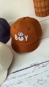 Topi Baseball Anak Fashion Model Boy lucu Kualitas Import Premium Bordir Boy Bear Sinpen usia 6 bulan - 4 tahun