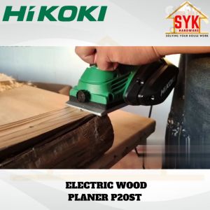SYK HIKOKI HITACHI P20ST 82mm Electric Wood Planer Machine Woodworking Tools Mesin Ketam Kayu Elektrik (580W)