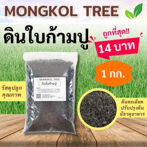 (10 ฟรี 1) ดินใบก้ามปู 1 กก. ดินปลูกต้นไม้ วัสดุปลูก ดินใบก้ามปูแท้ ปลูกพืชผักสวนครัว ไม้ผล ไม้ดอกไม้ประดับ และไม้ใบ ต้นไม้เจริญเติบโต