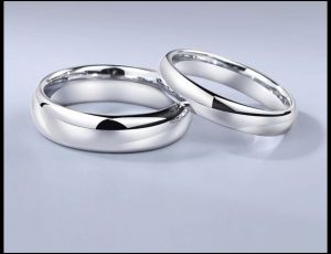4mm Fashion Simple Classic Curved Surface Stainless Steel Ring Titanium Steel Ring Couple Men Women Rings Cincin