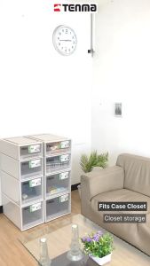 TENMA Fits Case Closet Tempat Penyimpanan Container Box Drawer Case Laci Plastik