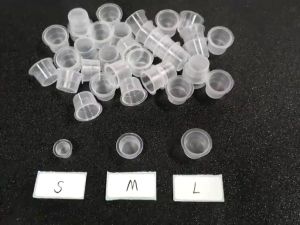 YILONG Permanent Tattoo Ink Cap Size SML Disposable Without Stand For Tattoo Machine 100 pcs.
