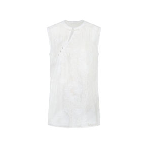 BADINA | Chinese Style Jacquard Lace Blouse