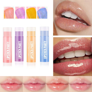 Bộ Son Dưỡng Môi Dragon Ranee 4 Món Nhũ Ánh Ngọc Trai Bóng Gương Dưỡng Ẩm Chống Khô Môi Dạng Thỏi