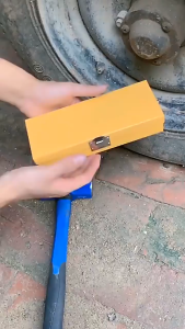 Obeng Ketok Set 11 Pcs Obeng Getok Putar Set Impact Drill Bit Driver Impact Screwdriver Set Box Besi