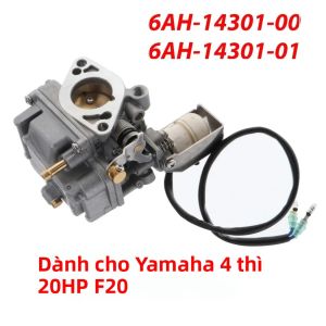 Bộ Chế Hòa Khí Máy Động Cơ Ngoài Borda Yamaha 4 Thì 15HP 20HP F15 F20 Mã 6AH-14301-00