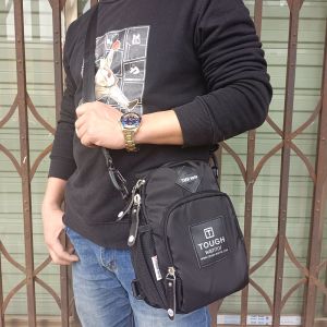 Tough Trendy Multi-Functional Outdoor Sports Backpack Mens Fashion Single Shoulder Crossbody Bag Casual Leisure Chest Bag