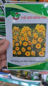 Hạt Giống Hoa Hướng Dương Tháp Cao Siêu Bông THÊ GIỚI GIỐNG HOA (Gói 100 hạt) - Siêu bông (Tết 2027)