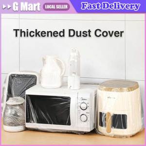 Disposable Dust Cover Extra-thick 120cm Fan Microwave Oven Elastic Dust Jacket for Household Appliances Kitchen Accessories LZC-Plastic-Cover
