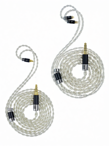 Yongse | Universal Fit Upgrade Cable A2DC MMCX Single Crystal Copper Silver Plated