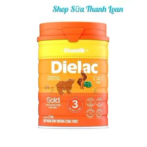 (HSD T9-2027) (Mẫu Mới) Sữa Bột Vinamilk Dielac Gold 3 - Hộp Thiếc 850g/ 1400g.