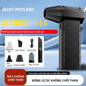 200000 Vòng/phút Không Chổi Than Turbo Quạt X6/X6Pro Không Khí Mạnh Phản Lực Cho Máy Hút Bụi Ô Tô Làm Sạch Bụi Lá Loại Bỏ Không Dây Nhà Tự Làm Dụng Cụ