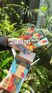 Cà Phê Muối C&Sea Đậm Đà Thơm Béo Chuẩn Gu Huế Hộp 16g x 10 gói