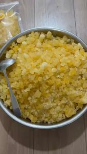 Đường phèn quảng ngãi hạt vừa gói 500g 1kg đường phèn vàng mật mía kết tinh tự nhiên nguyên chất nhà làm không tẩy