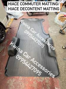 HIACE COMMUTER AND DECONTENT FULL BACK MATTING