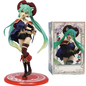 Bandai | New Hatsune Miku Anime Figure Wonderland PVC Model Action Toy Desktop Decoration Collection Gift