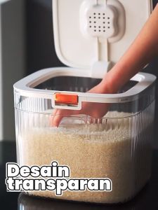 Tempat Beras Transparan & Dispenser Beras E20 E21: Pilihan Terbaik untuk Penyimpanan Makanan