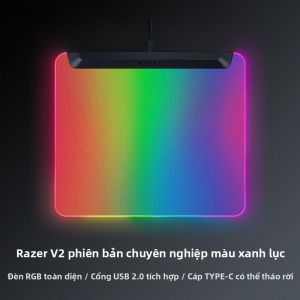 Razer | Bàn Di Chuột Chơi Game Màu Xanh Phantom RGB