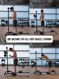 Dumbbell Rowing Machine for Home Use Multi-Functional Fitness Equipment Foldable Storage Adjustable Weight for Fitness Weight Loss & Fat Burning