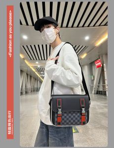 ARCTIC HUNTER túi đeo nam chéo nam tuid đeo chéo túi đeo chéo nam ngầu túi chéo Vai bàn cờ Mới Túi Đeo chéo phiên bản Hàn Quốc thời trang không thấm nước dung tích lớn Túi đi lại