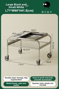 NANGUAHEZI | Creative Mobile Cart Baohaus Storage