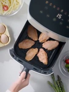 เครื่องทอดไฟฟา 8L สุขภาพและปลอดภัย หม้อทอดไฟฟา ไม่ต้องใช้ เครื่องทอดไฟฟ้าร่วมกัน