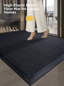 High-End Entrance Mat Home Use Door Mat Anti-Slip Dirt Scraper Mat Easy to Clean Dirt Resistant Pad Rectangle Shape PVC Material