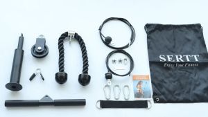 OneTwoFit Fitness DIY Pulley Cable Machine Gym Equipment Attachment Loading Pin Lifting Arm Biceps Triceps