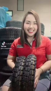 ยางรถอุตสาหกรรม & รถเข็น ขนาด 4.10/3.50-5 รุ่น HF205 ยี่ห้อ DURO