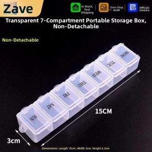 ZAVE | Multipurpose Storage Transparent Plastic Box