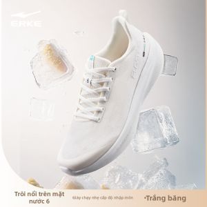 Erke | Giày Chạy Bộ Nam Tập Luyện Fitness Đệm Lưới Thoáng Khí Nhẹ